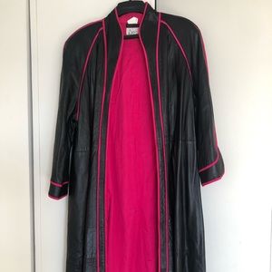 Bettina Leather Duster